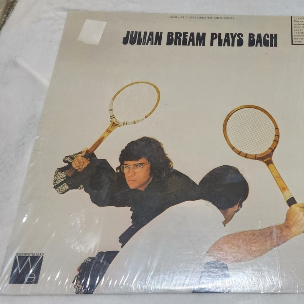 Julian Bream Plays Bach Vinyl Album